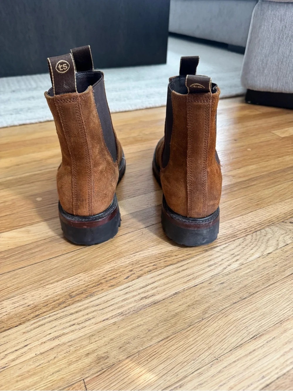 Taylor Stitch Ranch Boot in Redwood Waxed Sued